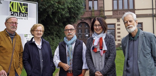 Die Rckkehr in das Kunstpalais ist f...Wechlin, Monika Rding und Rolf Eder.   | Foto: Silke Hartenstein