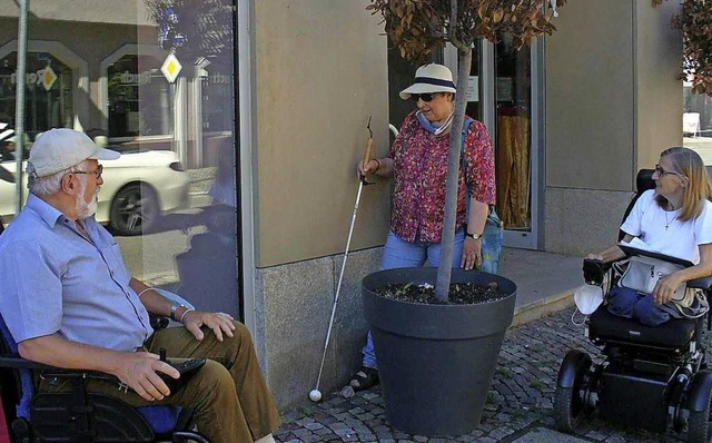 Zugestellte Huserwnde sind fr Blind...nnen zur &#8222;Falle&#8220; werden.   | Foto: Jutta Beckmann