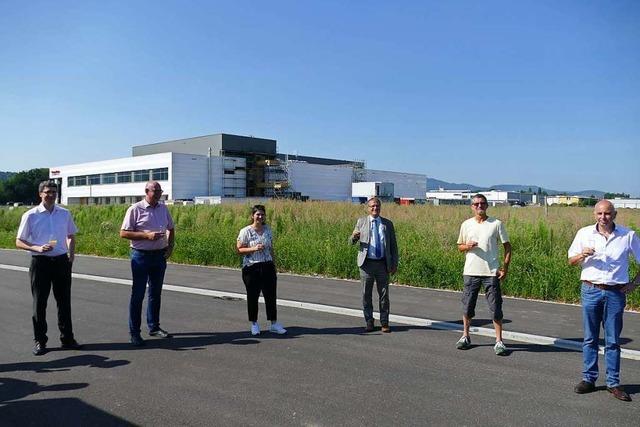 Das Rheinfelder Gewerbegebiet Sengern ist fertig erschlossen