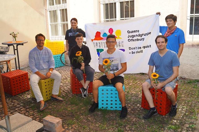 Das Leitungsteam &quot;Bunter Block&qu...ligung und Diskriminierung leben kann.  | Foto: Christine Storck-Haupt