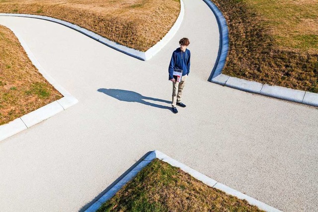 Wohin soll es nach der Schule gehen?  ...ungel beim bergang in die Berufswelt.  | Foto: Werner Dietrich