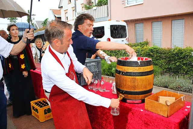 Noch im vergangenen Jahr konnte Ringsh...tdessen eine digitale Weinprobe geben.  | Foto: Adelbert Mutz