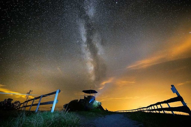 Sternenhimmel und Milchstrae berm Kandel  | Foto: HAMOUDA BELAKHAL