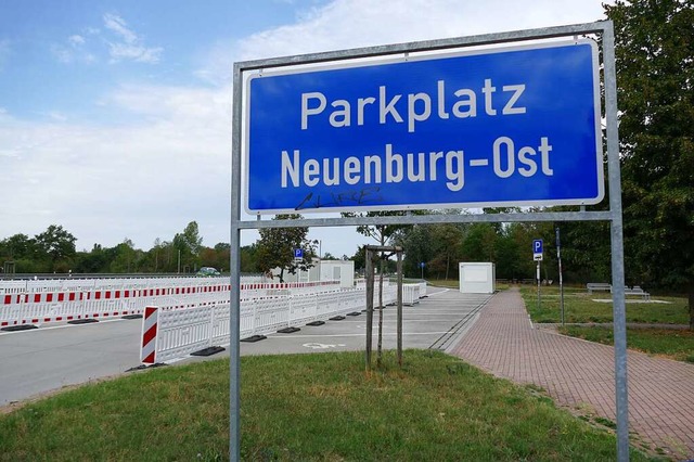 Parkplatz Neuenburg-Ost &#8211; hier haben bald Medizinexperten das Sagen.  | Foto: Susanne Ehmann
