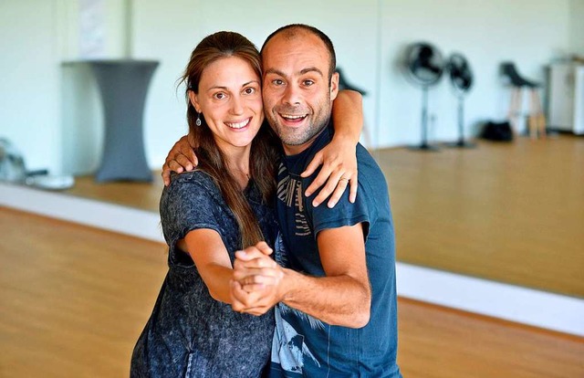 Die Inhaberin des Tanzstudios in Walte...rmica, und ihr Ehemann Franco Formica.  | Foto: Michael Bamberger