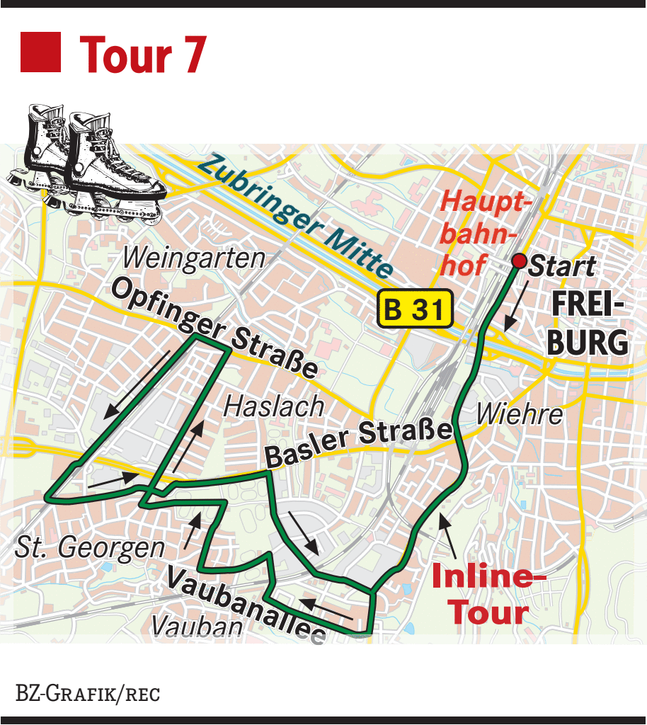 UNTERWEGS AUF ROLLEN Die Stadtrundfahrt Kommentare Badische Zeitung