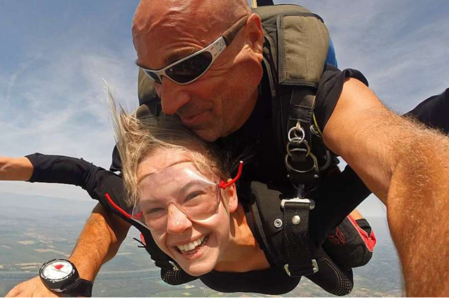 Fallschirm-Kick im Breisgau