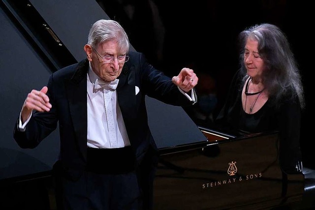 Zwei, die durch Mhsal zu den Sternen ...lomstedt und Martha Argerich in Luzern  | Foto: Peter Fischli / Lucerne Festival