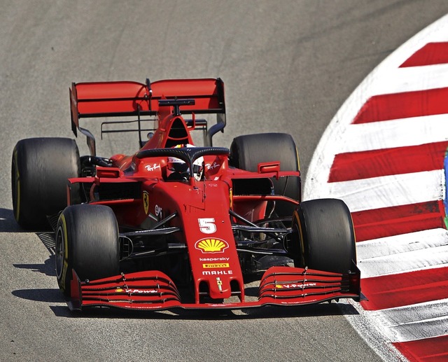 Sebastian Vettel in seinem Ferrari  | Foto: BRYN LENNON (AFP)