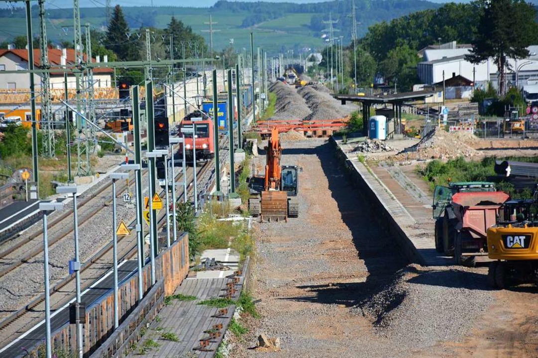 Die Neubaustrecke der Bahn in Weil am Rhein ist ein