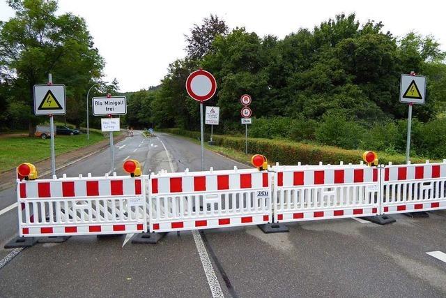 Sanierung der Kreisstrae zwischen Inzlingen und Rhrberg liegt im Zeitplan