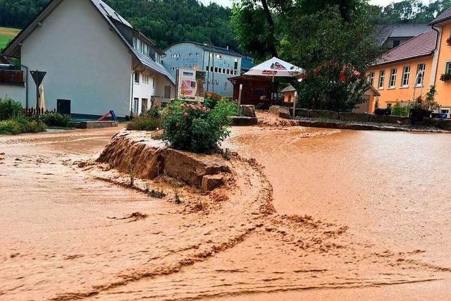 Hochwasser in Lausheim Fotos 2020