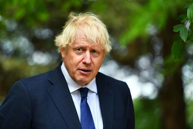 Premier Boris Johnson hat noch nicht e... aus der misslichen Lage fhren will.   | Foto: ANTHONY DEVLIN (AFP)