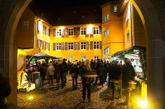 Heimelige Kiulisse: Weihnachtsmarkt in der Talvogtei in Kirchzarten  | Foto: Gewerbeverein