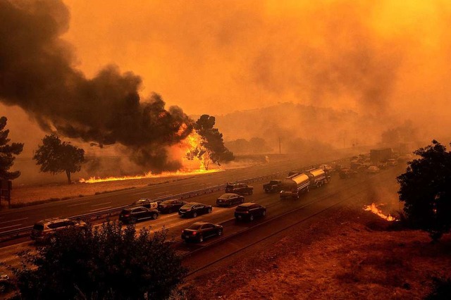 Waldbrnde in Kalifornien  | Foto: Noah Berger (dpa)