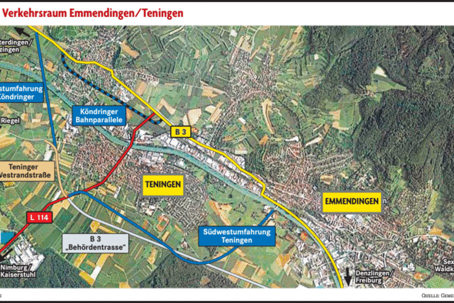 Verkehr bedrngt die Raumschaft