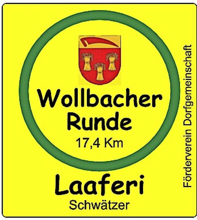 Da geht es lang: Die Wollbacher Runde ...uer, 17,4 Kilometer langer Wanderweg.   | Foto: Frderverein Dorfgemeinschaft Wollbach