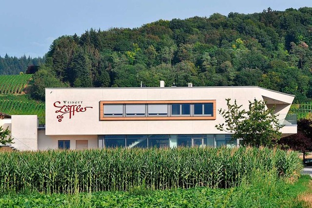 Die neue Vinothek des Weinguts Lffler in Staufen-Wettelbrunn  | Foto: Rainer Ruther