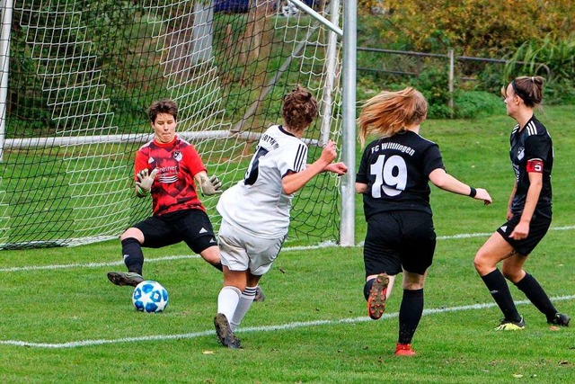 Beim FC Wittlingen (hier im Spiel mit ...ottenheim 2019) kicken ber 100 Frauen  | Foto: Daniel Hengst