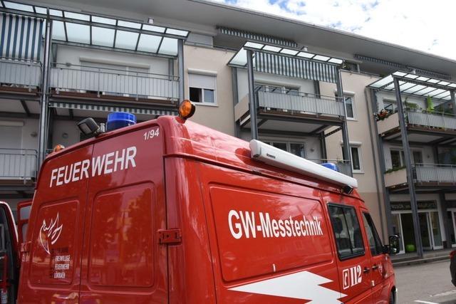 Feuerwehreinsatz am Engelplatz in Lrrach ist weitgehend beendet