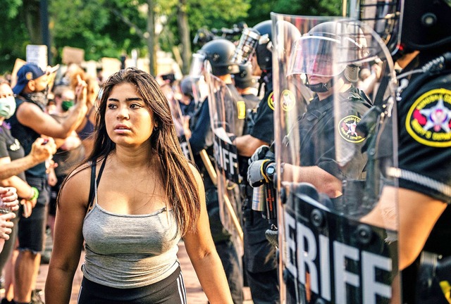 Proteste in Kenosha nach den Schssen auf den Afroamerikaner Jacob Blake  | Foto: Brandon Bell (AFP)