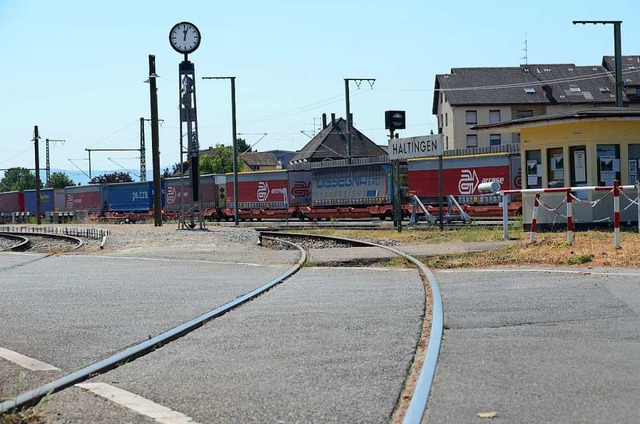 Die Abzweigung der Kandertalbahn im Ha...ecke in das S-Bahn-Netz bleibt heikel.  | Foto: Moritz Lehmann