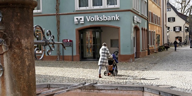 Steht zu ihrer regionalen Verwurzelung: Volksbank Staufen   | Foto: Hans-Peter Mller