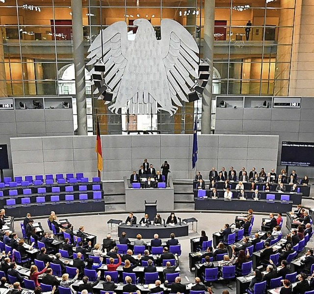 Sitzung des Bundestages  | Foto: Ralf Hirschberger (dpa)