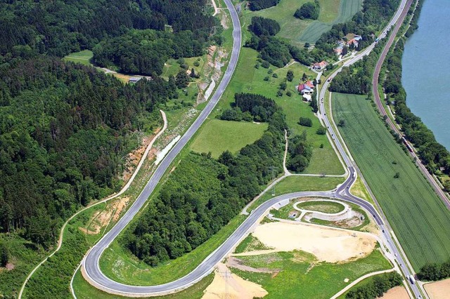 Die Anbindung der A98 bei Murg.   | Foto: Erich Meyer