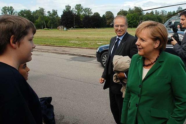 Vor 10 Jahren besuchte Angela Merkel Rheinfelden - sie erfllte nicht alle Erwartungen