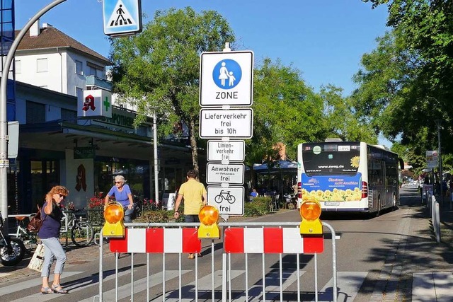 So wie der Linienbus  der SWEG drfen ...ung Osten durch die Innenstadt fahren.  | Foto: Victoria Langelott