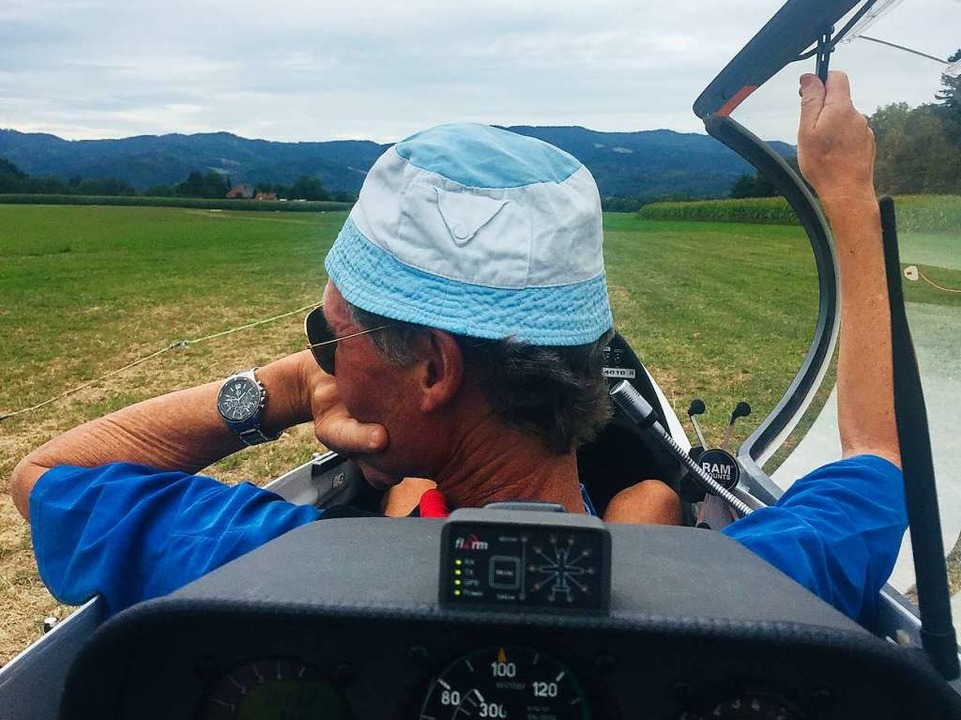 Ein guter Tag zum Fliegen, findet Pilot Nils Wiegmann.  | Foto: Gina Kutkat