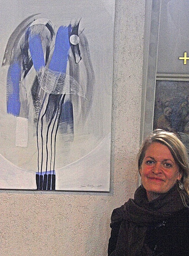 Jana Wilsky prsentierte ihre Werkreihe &#8222;Stille&#8220;.  | Foto: Karin Stckl-Steinebrunner