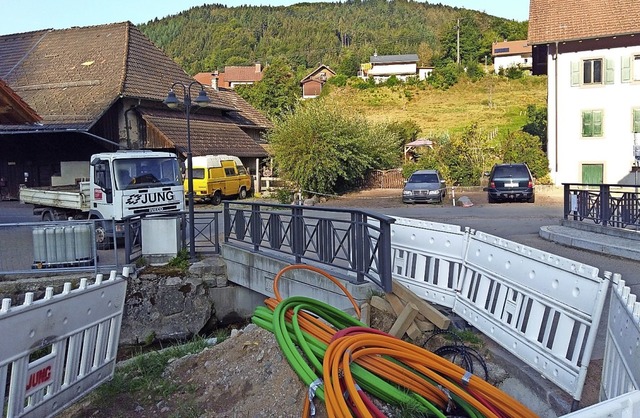 Dauerbaustellen &#8211; wie hier im Or...1; sollen in Wies bald ein Ende haben.  | Foto: Landratsamt