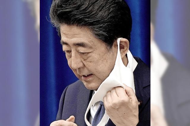 Abe tritt in Japan zurck