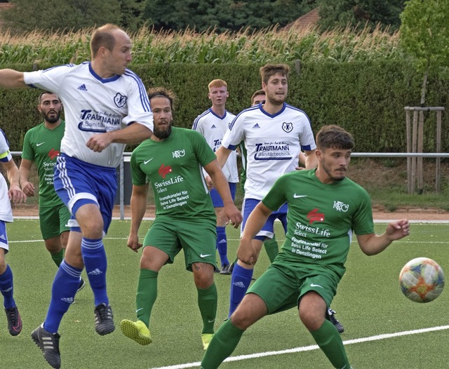 Dramatik pur gab es beim Pokalspiel de...ch die Elztler dann geschlagen geben.  | Foto: Helmut Rothermel