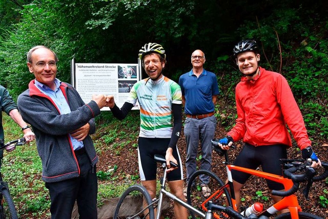 Erfreut ber den Besuch zeigte sich  P...an De Groot waren in bester Stimmung.   | Foto: Heinz und Monika Vollmar