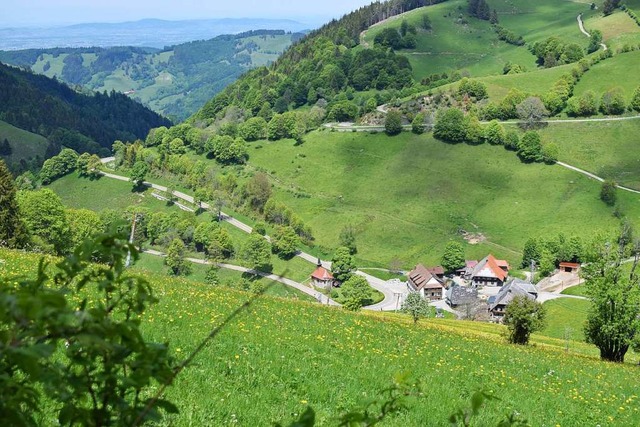 Blick auf den Ortsteil Neuhof vom Wiedener Eck aus  | Foto: Frank Schoch