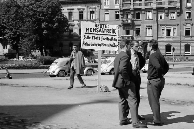 Mensastreik an der Uni  | Foto: Landesarchiv Baden-Wrtemberg