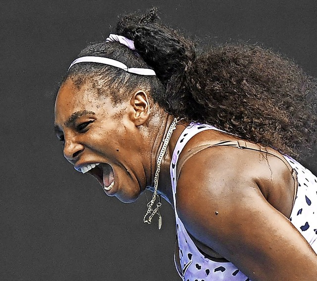 38 Jahre  und kein bisschen leise: Serena Williams  | Foto: WILLIAM WEST (AFP)