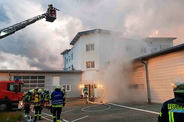 Der Brandort in Altdorf.  | Foto: Wolfgang Knstle