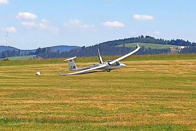 Erster Segelflug ab Htten ber mehr als 1000 Kilometer