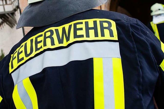Die Feuerwehr Neuenburg rckte gegen 23.30 Uhr zum Einsatz aus.  | Foto: Swen Pfrtner (dpa)