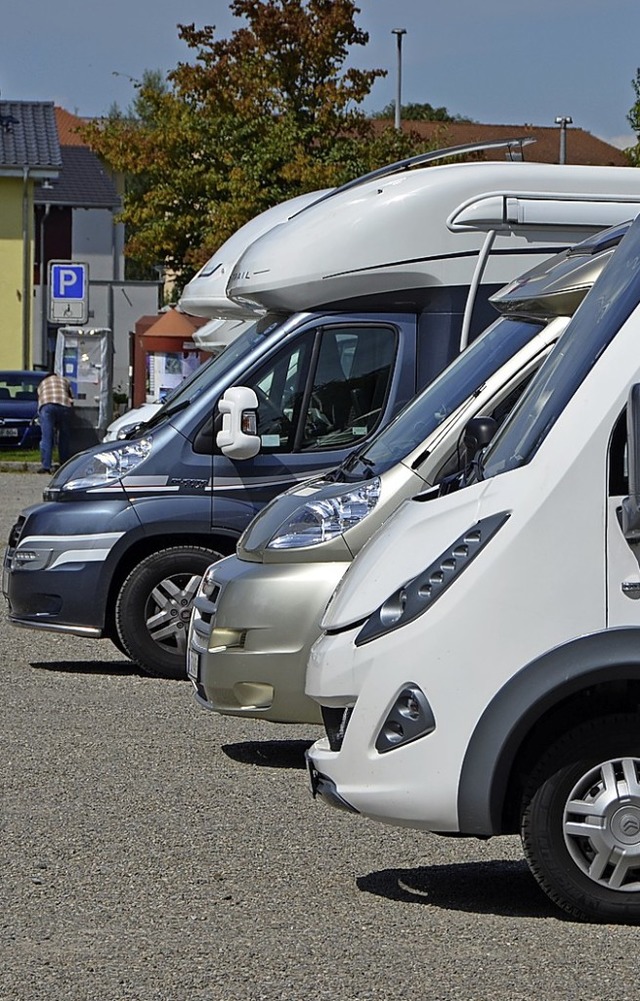 Der Wohnmobil-Stellplatz in Bad Sckingen   | Foto: Martin Herceg