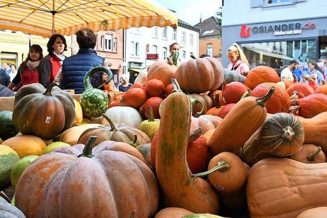 Das Herbstfest von Pro Lrrach fllt a...ck soll es in der Stadt dennoch geben.  | Foto: Barbara Ruda