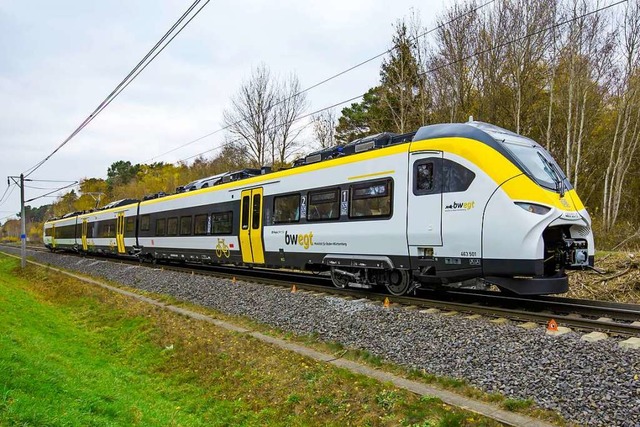 Sonntags fhrt der Mireo knftig auch ...ahn und der stlichen Kaiserstuhlbahn.  | Foto: Horst Gummersbach