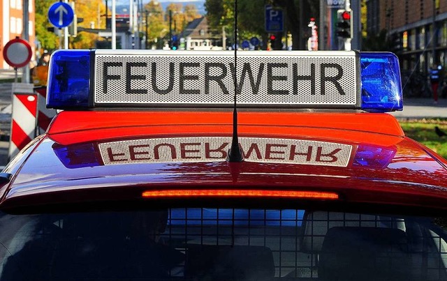 Die  Feuerwehr war am Samstag in Bahli...m Kaiserstuhl im Einsatz (Symbolbild).  | Foto: Kunz (honorarfrei) Thomas