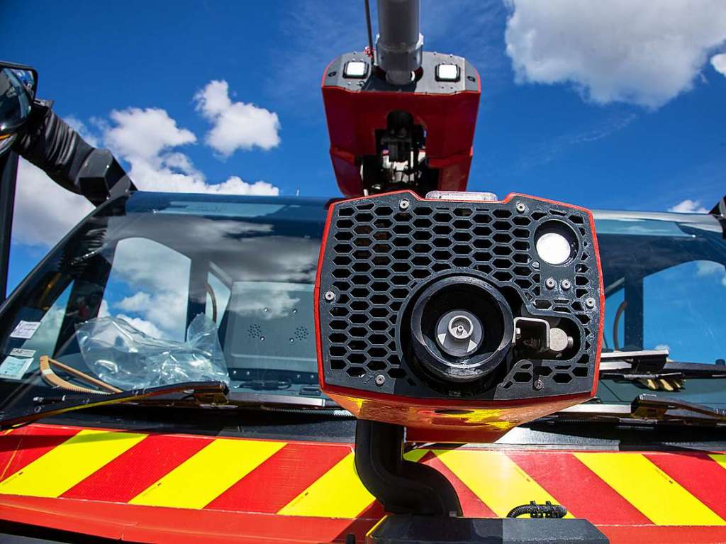 bung der Flughafenfeuerwehr am Euroairport