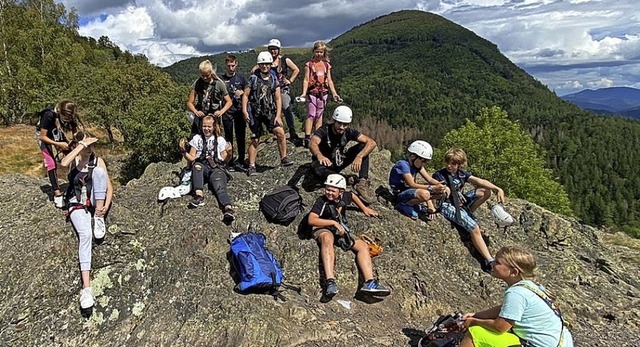 Auch eine Wanderung mit Klettersteig s...er Freizeit in der Villa Brckelstein.  | Foto: privat