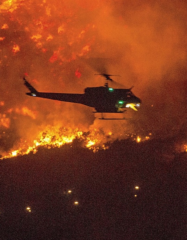 Brand in Yucaipa in Kalifornien  | Foto: Ringo H.W. Chiu (dpa)